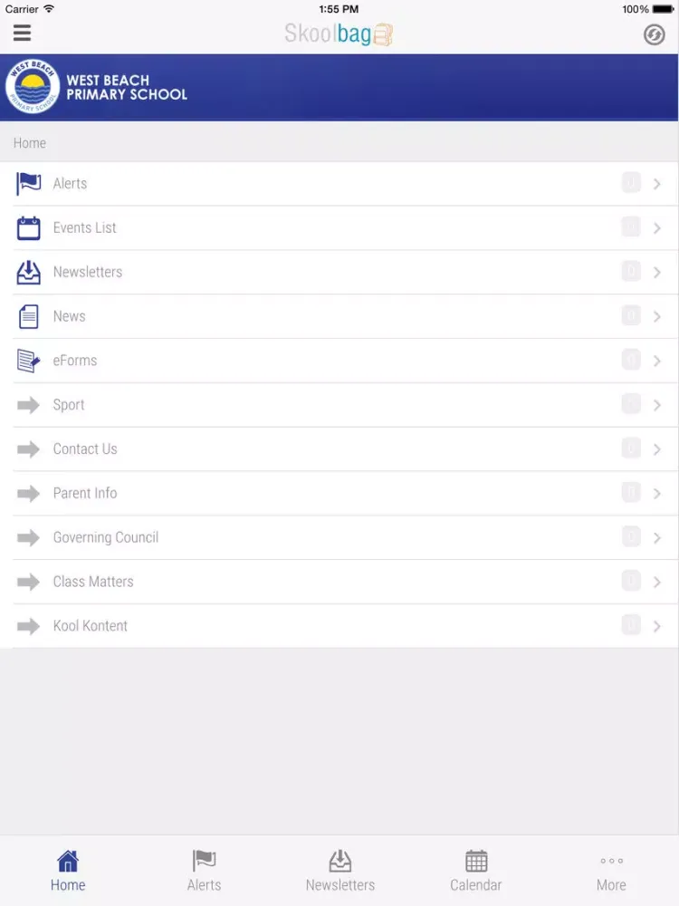 تصاویر West Beach Primary School - Skoolbag iPad 