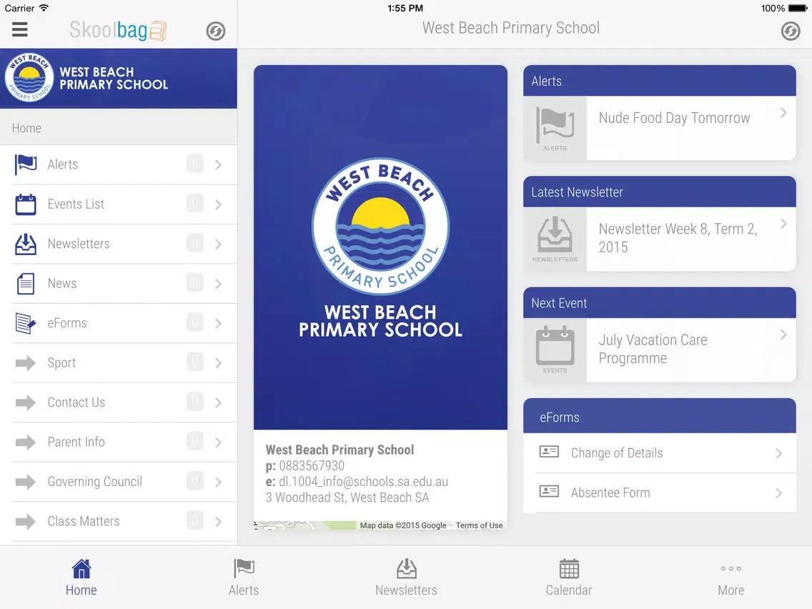 تصاویر West Beach Primary School - Skoolbag iPad 