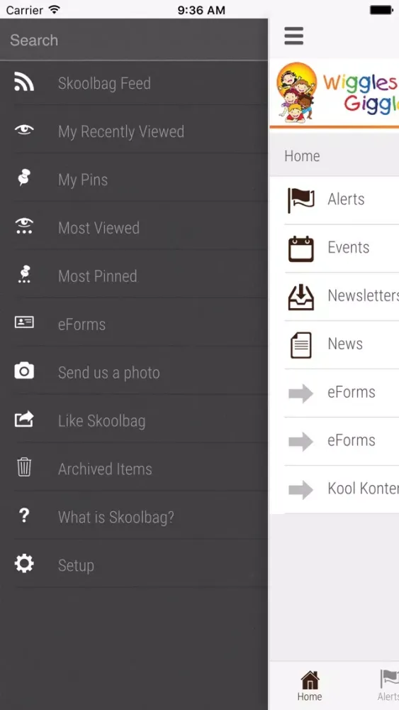 Wiggles and Giggles Childcare Centre - Skoolbag Screenshots