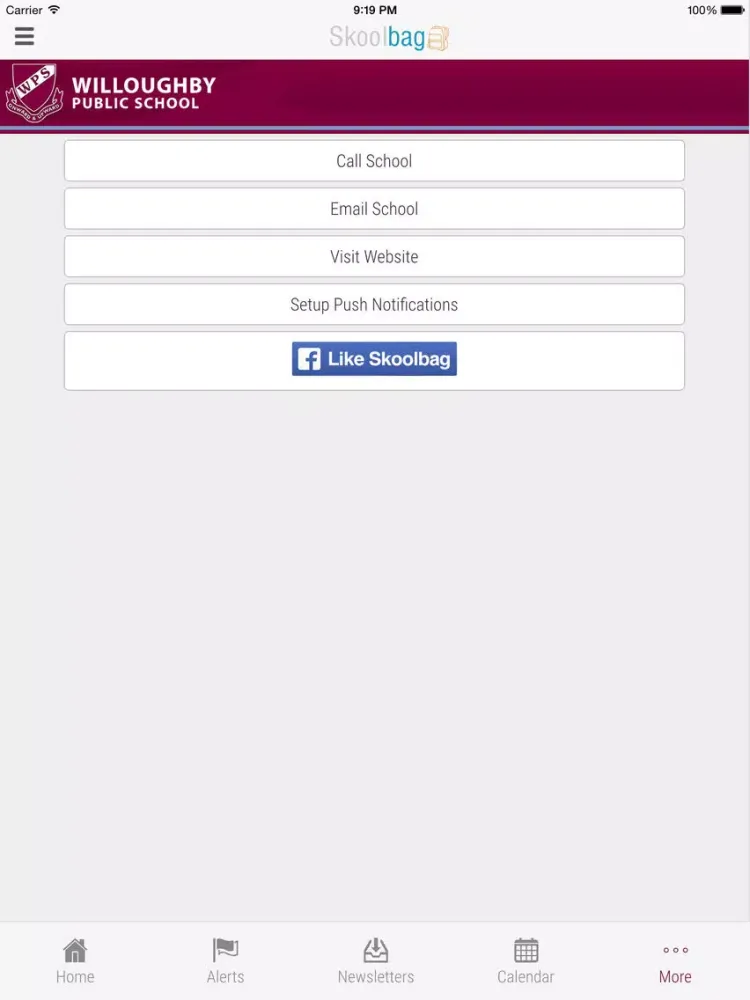 Screenshot di Willoughby Public School - Skoolbag iPad 