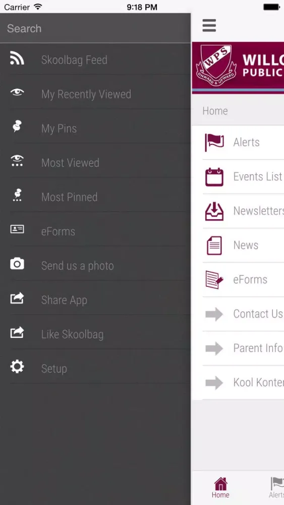 Screenshot di Willoughby Public School - Skoolbag
