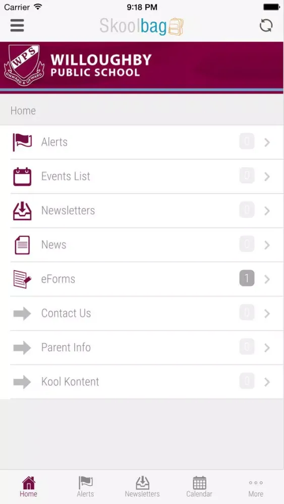 Screenshot di Willoughby Public School - Skoolbag