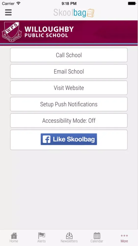 Screenshot di Willoughby Public School - Skoolbag