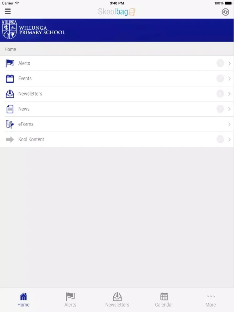 Willunga Primary School - Skoolbag iPad  Screenshots