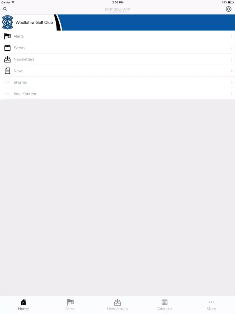 Woollahra Golf Club iPad  Screenshots