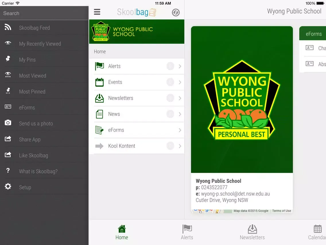 Wyong Public School iPad  سکرین شاٹس