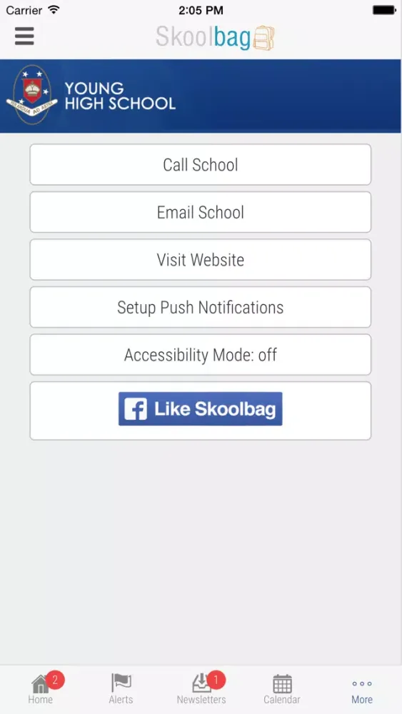 Young High School - Skoolbag স্ক্রিনশট