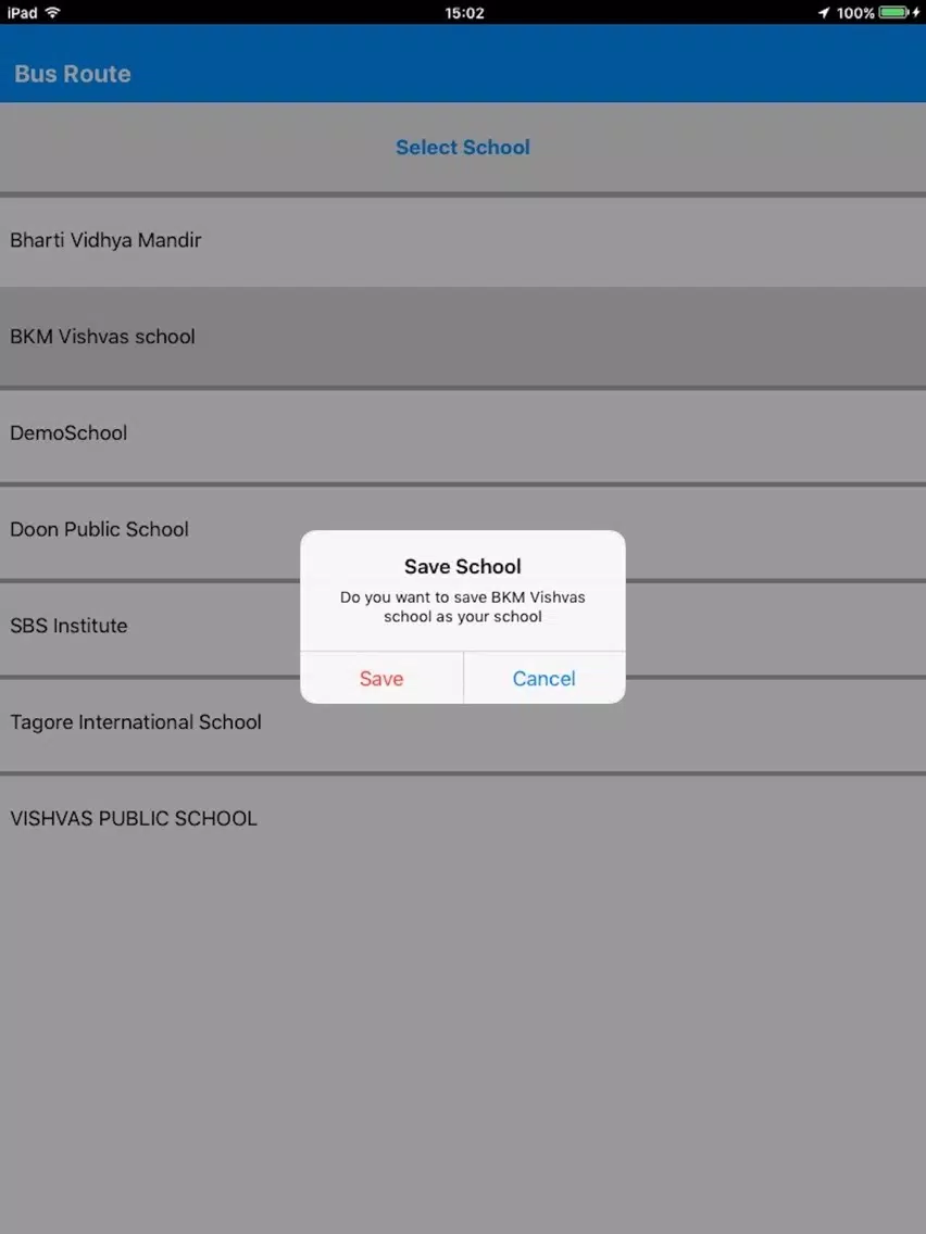 ภาพหน้าจอของ Skool Conductor iPad 
