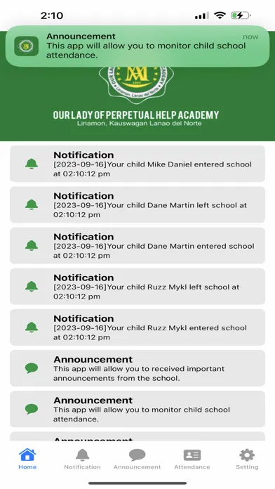 Screenshot di OLPHA SkoolTech Plus