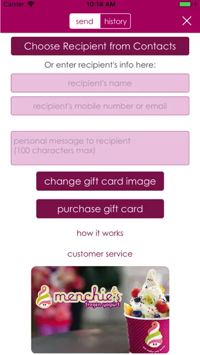 Screenshot di Menchie's