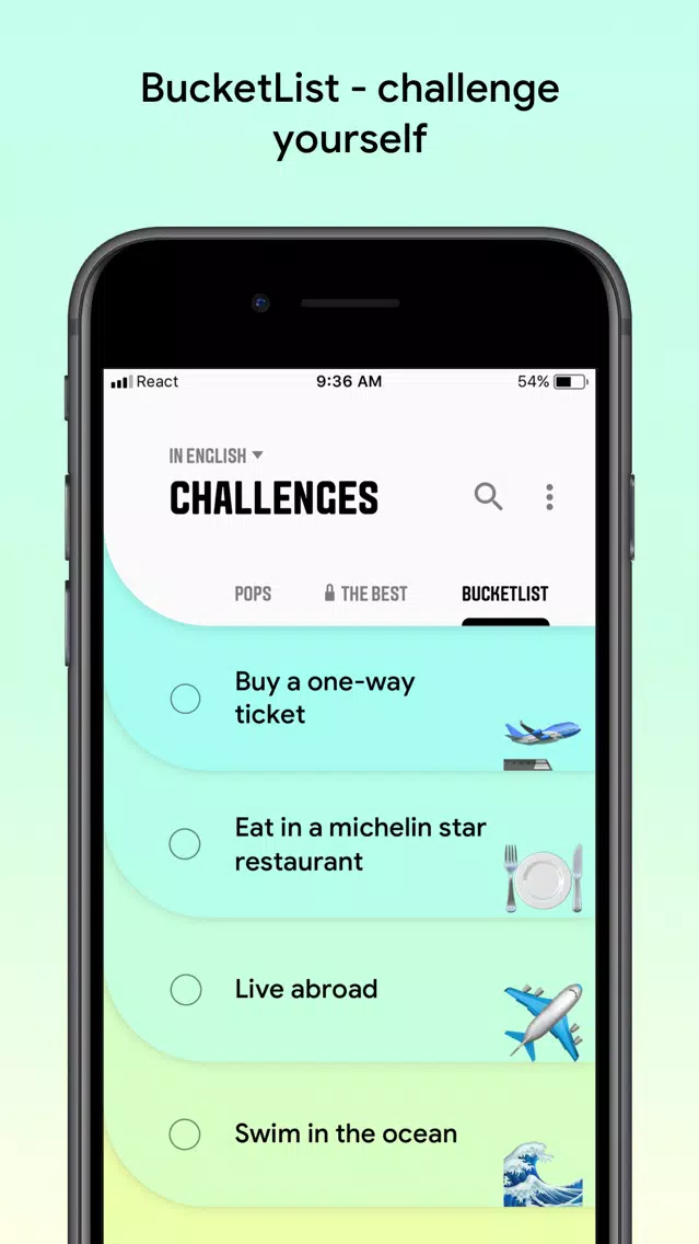 Tangkapan skrin ChallengeMe: Social Game