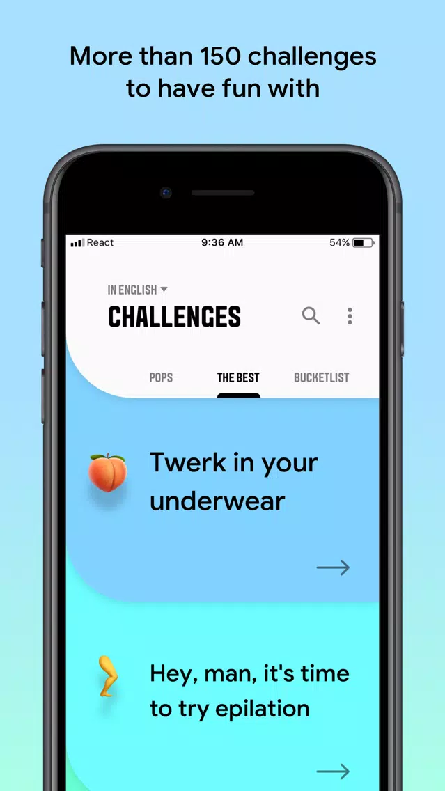 Tangkapan skrin ChallengeMe: Social Game