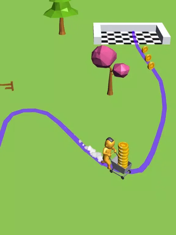 Draw And Collect Coins iPad  Screenshots
