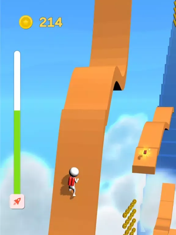 Flying Man 3D iPad  Ekran Görüntüleri