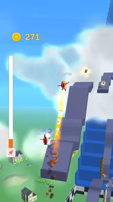 Flying Man 3D Ekran Görüntüleri