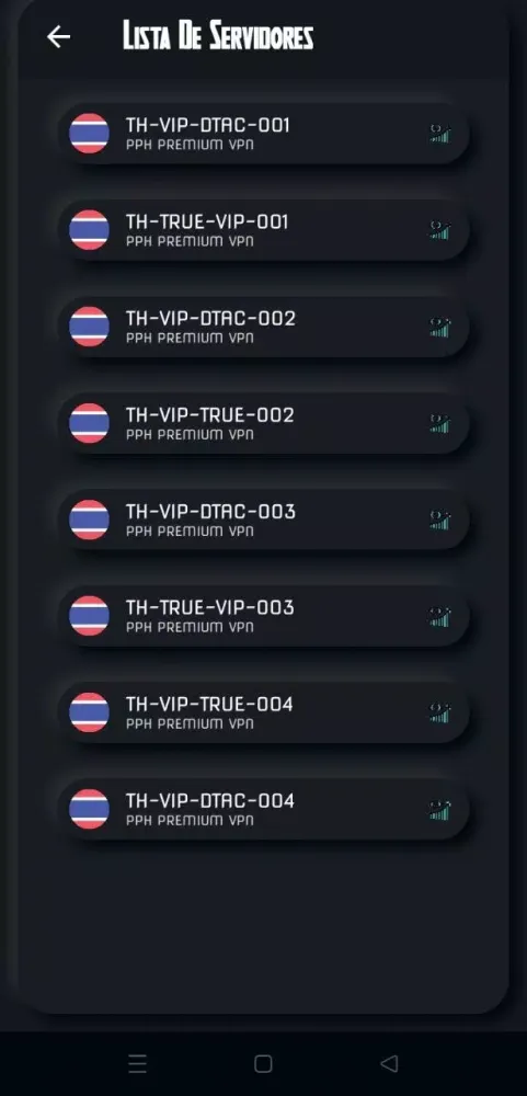 Capturas de tela do PPH SPEED VPN PRO