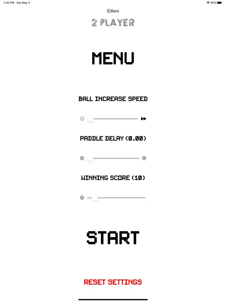 صور Simplistic Pong iPad 