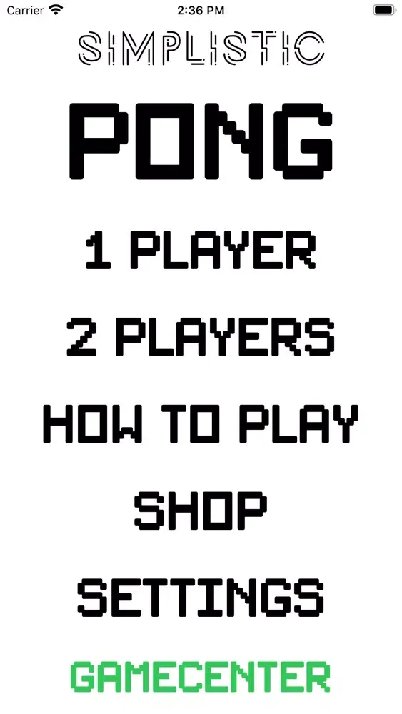 صور Simplistic Pong