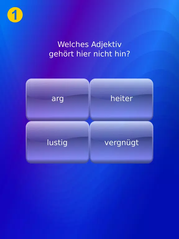 Tangkapan skrin Adjektive 2 iPad 