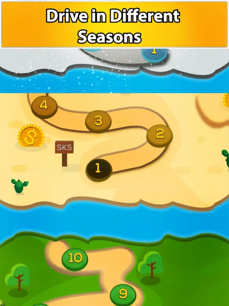 Frenzy Car Driving Simulation - Free Fun Addictive Street Car Racing Games iPad  Screenshots