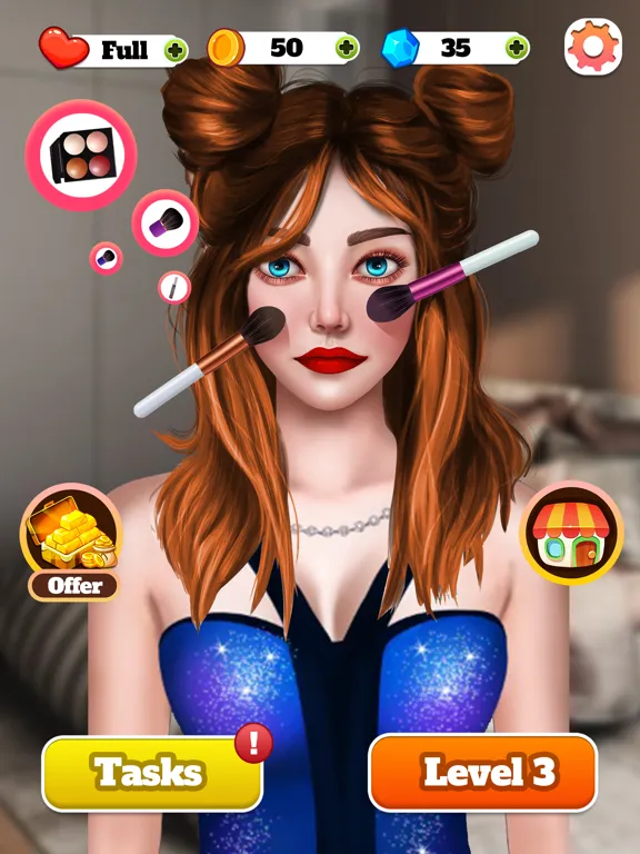 Captures d'écran de Fashion Makeover ASMR Salon iPad 