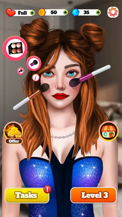 Captures d'écran de Fashion Makeover ASMR Salon