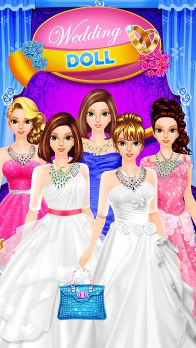 Tangkapan skrin Wedding Doll - Dress Up & Fashion Games