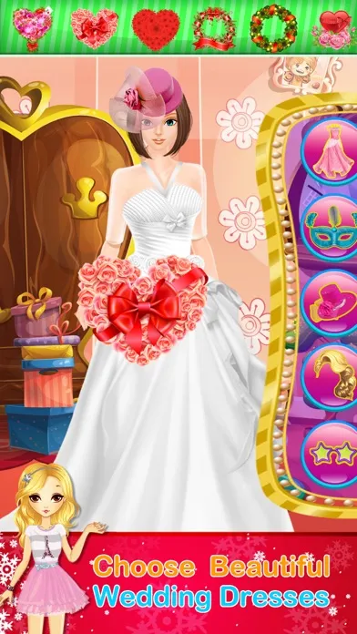 Tangkapan skrin Wedding Doll - Dress Up & Fashion Games