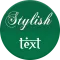 Stylish fonts, text and emojis