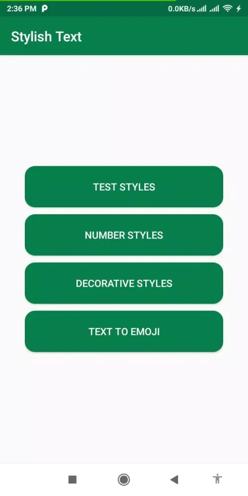 Zrzuty ekranu Stylish fonts, text and emojis