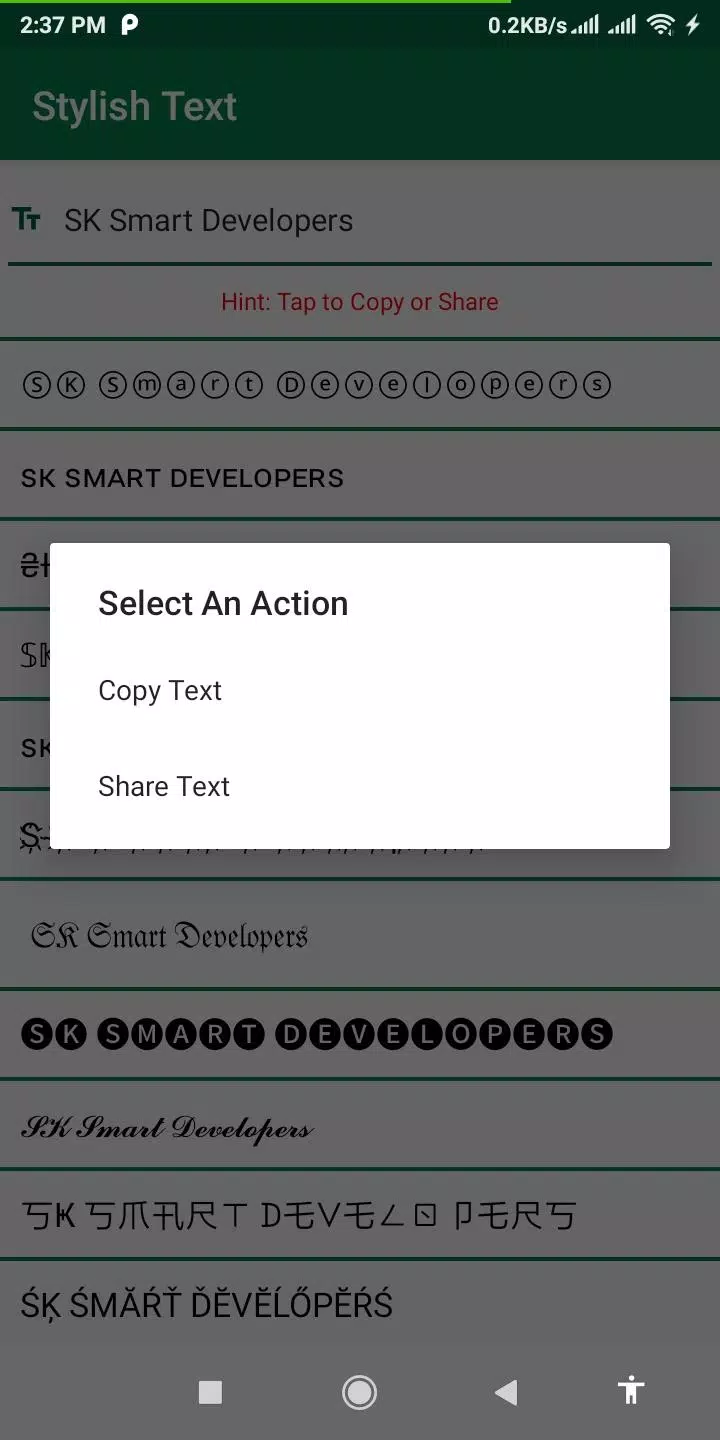 Stylish fonts, text and emojis Screenshots
