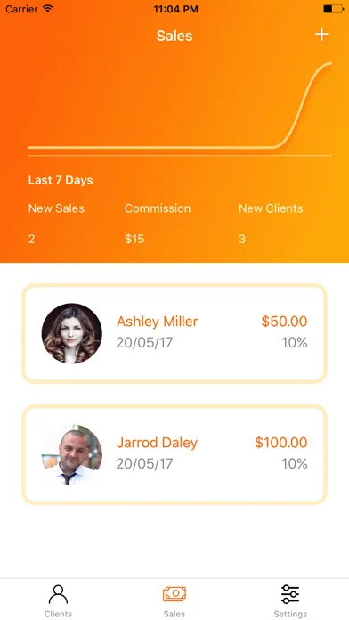 Captures d'écran de SellOn: Commission and Sales Tracker