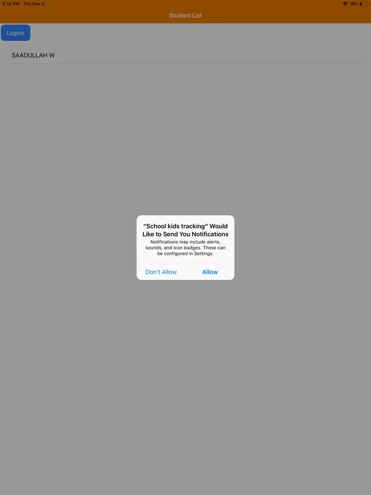 APM KINGSTRACK - Parent App iPad 应用截图