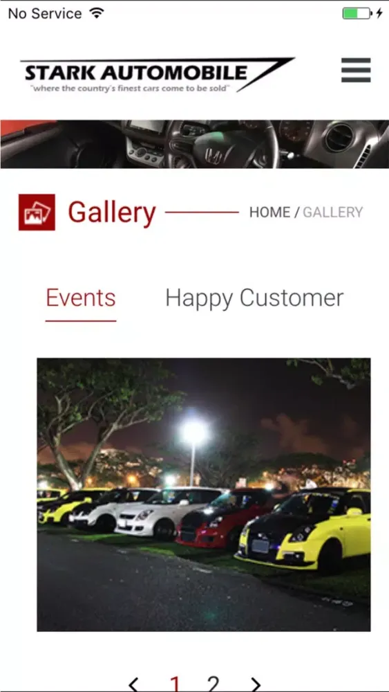 Скриншоты Stark Automobile Listing