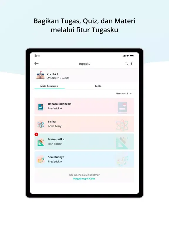 Skul.id - Platform Sekolah iPad  Screenshots