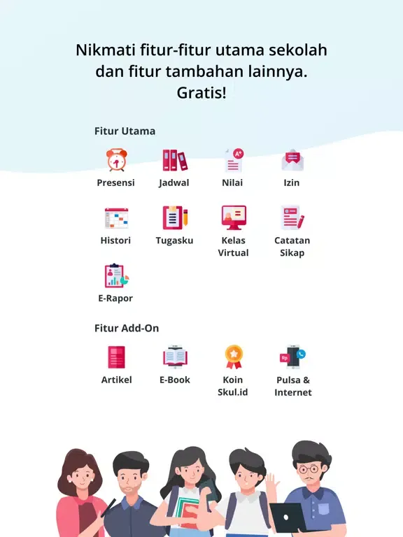 Skul.id - Platform Sekolah iPad  Screenshots