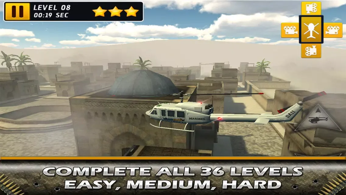 صور Helicopter Gunship Parking Pilot 3D Flying and Landing Flight Simulator