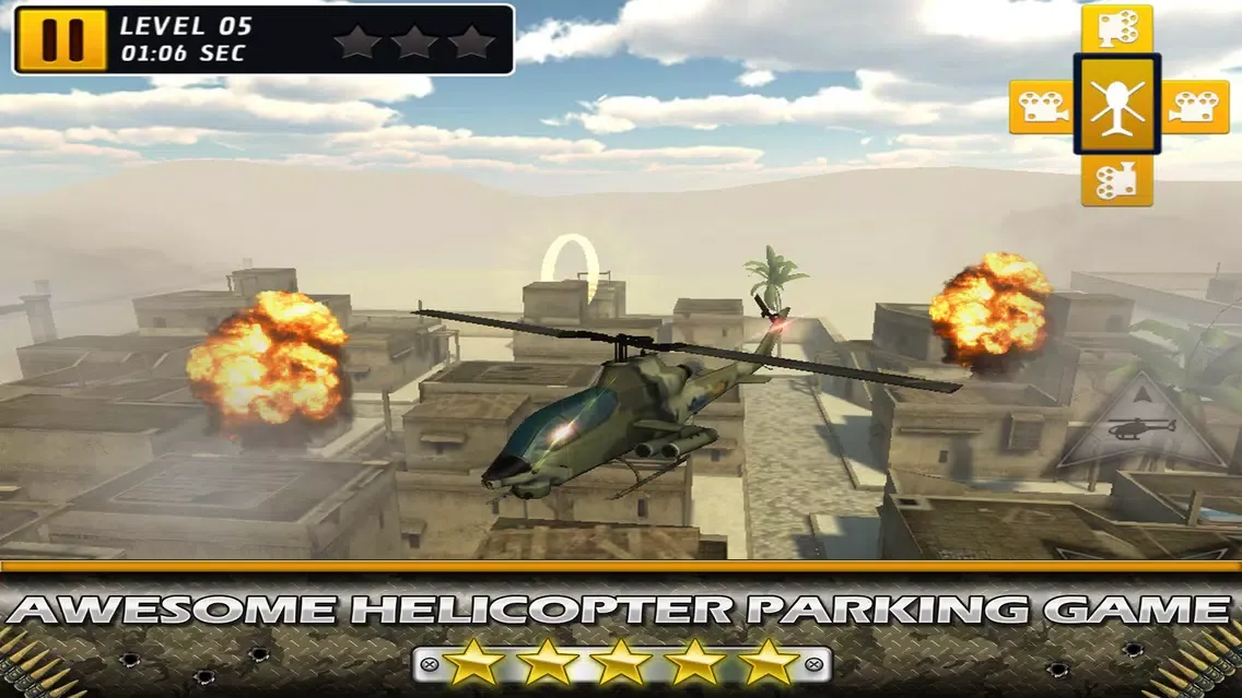 صور Helicopter Gunship Parking Pilot 3D Flying and Landing Flight Simulator