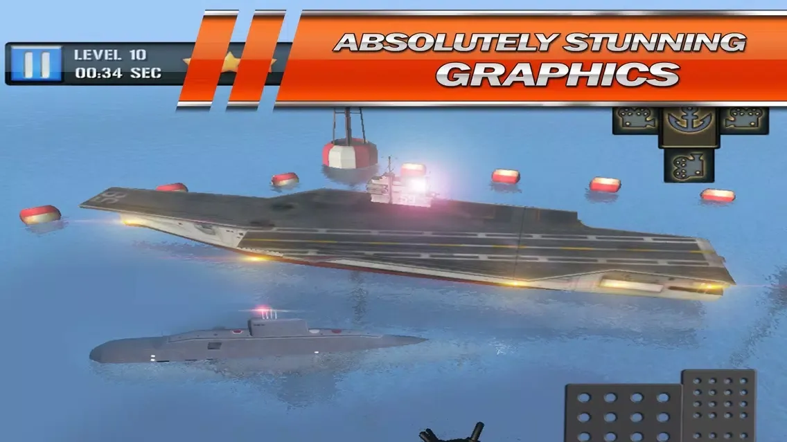 Nuclear Sub Parking Simulator 3D Modern Army Real Combat Boat Driving Game Screenshots