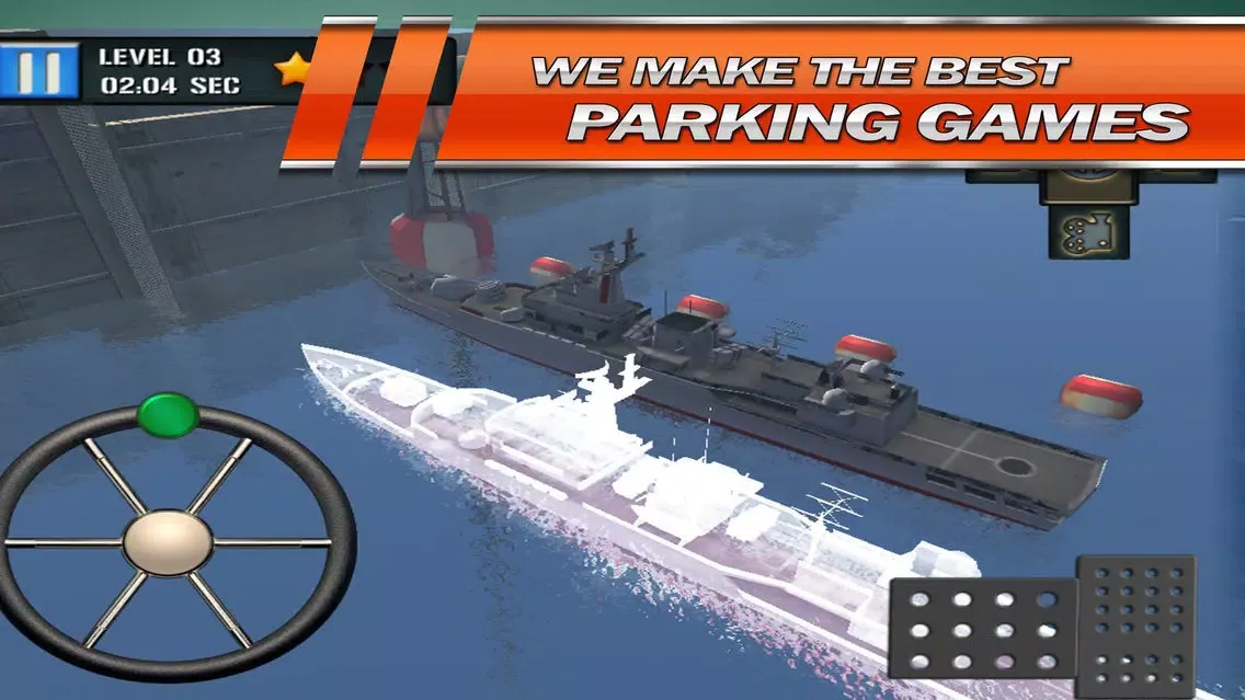 Nuclear Sub Parking Simulator 3D Modern Army Real Combat Boat Driving Game Screenshots