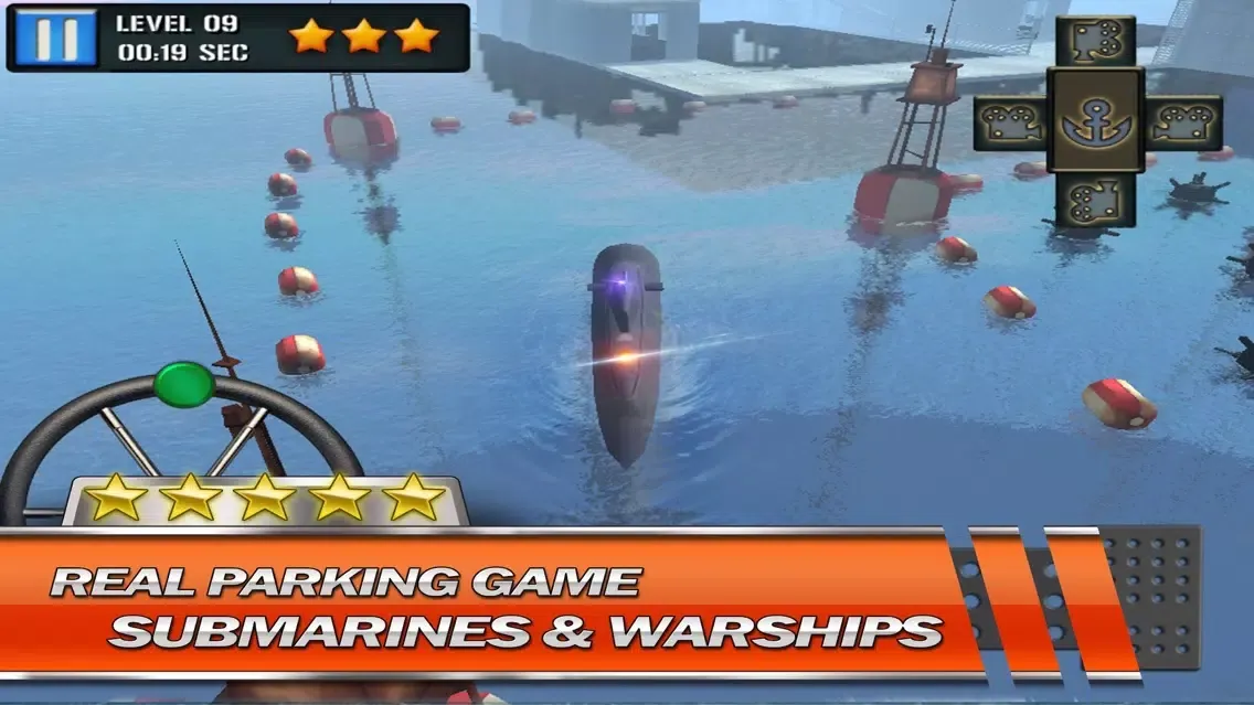 Nuclear Sub Parking Simulator 3D Modern Army Real Combat Boat Driving Game Screenshots