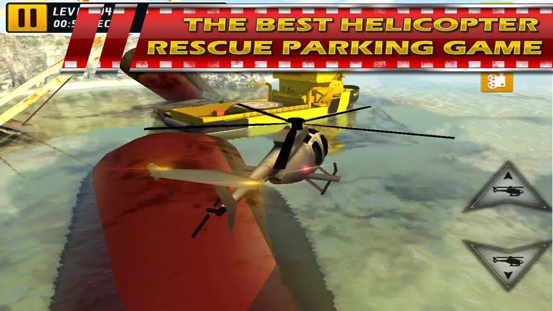 Helicopter 3D Parking Simulator Play and Test Fly Real Police, Rescue and Combat Heli应用截图