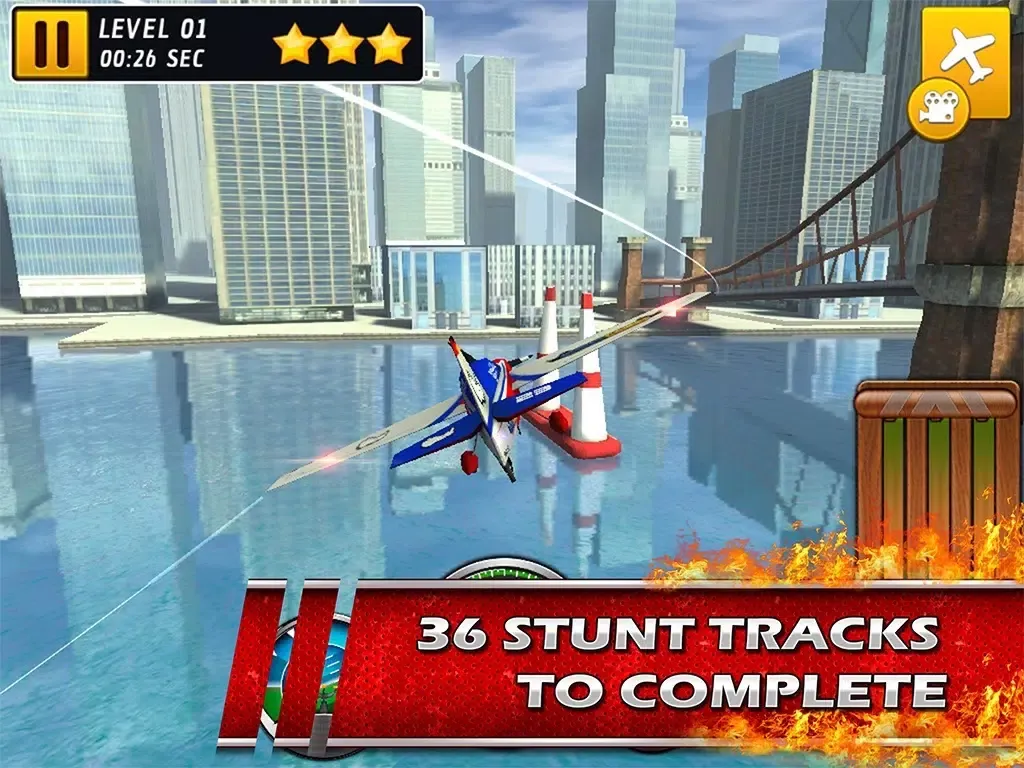Скриншоты Stunt Baron Metal Wings xtreme a 3d bandit airplane pilot iPad 