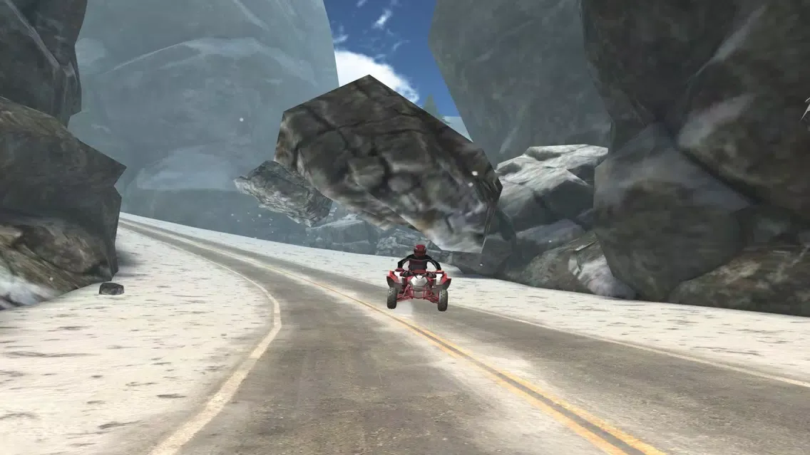 ATV Snow Racing - eXtreme Real Winter Offroad Quad Driving Simulator Game PRO Version Screenshots