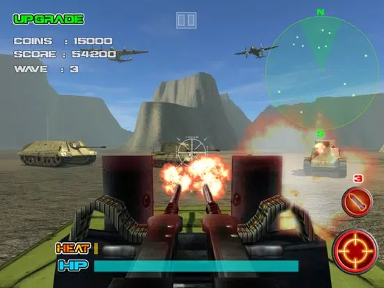 Tangkapan layar Allied WWII Base Defense - Anti-Tank and Aircraft Simulator Game FREE iPad 