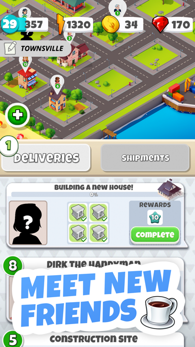 Capturas de tela do Merge Friends - Fix the Shop