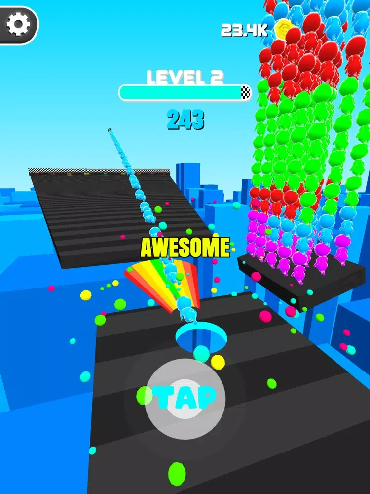 Hole Race Game iPad  سکرین شاٹس