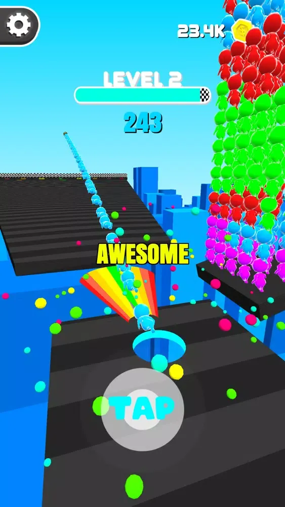 Hole Race Game سکرین شاٹس