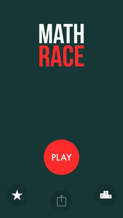 Ảnh chụp màn hình của Math Race - Race your brain