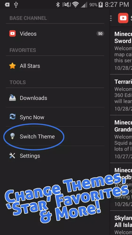 Sky Does Minecraft FanApp Ekran Görüntüleri